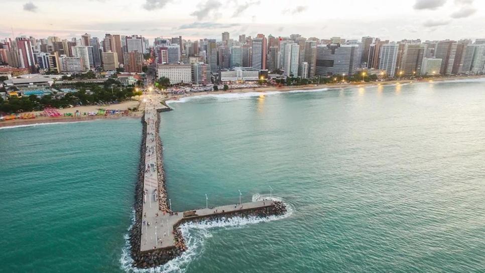 Flat Vista Mar No Meireles Na Beira Mar De Fortaleza 905 المظهر الخارجي الصورة