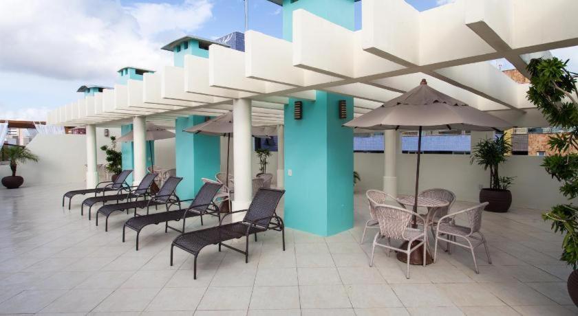 Flat Vista Mar No Meireles Na Beira Mar De Fortaleza 905 المظهر الخارجي الصورة